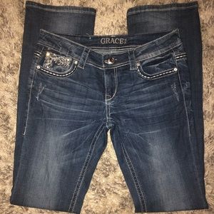 Grace in LA bootcut jeans - $45 - size 27